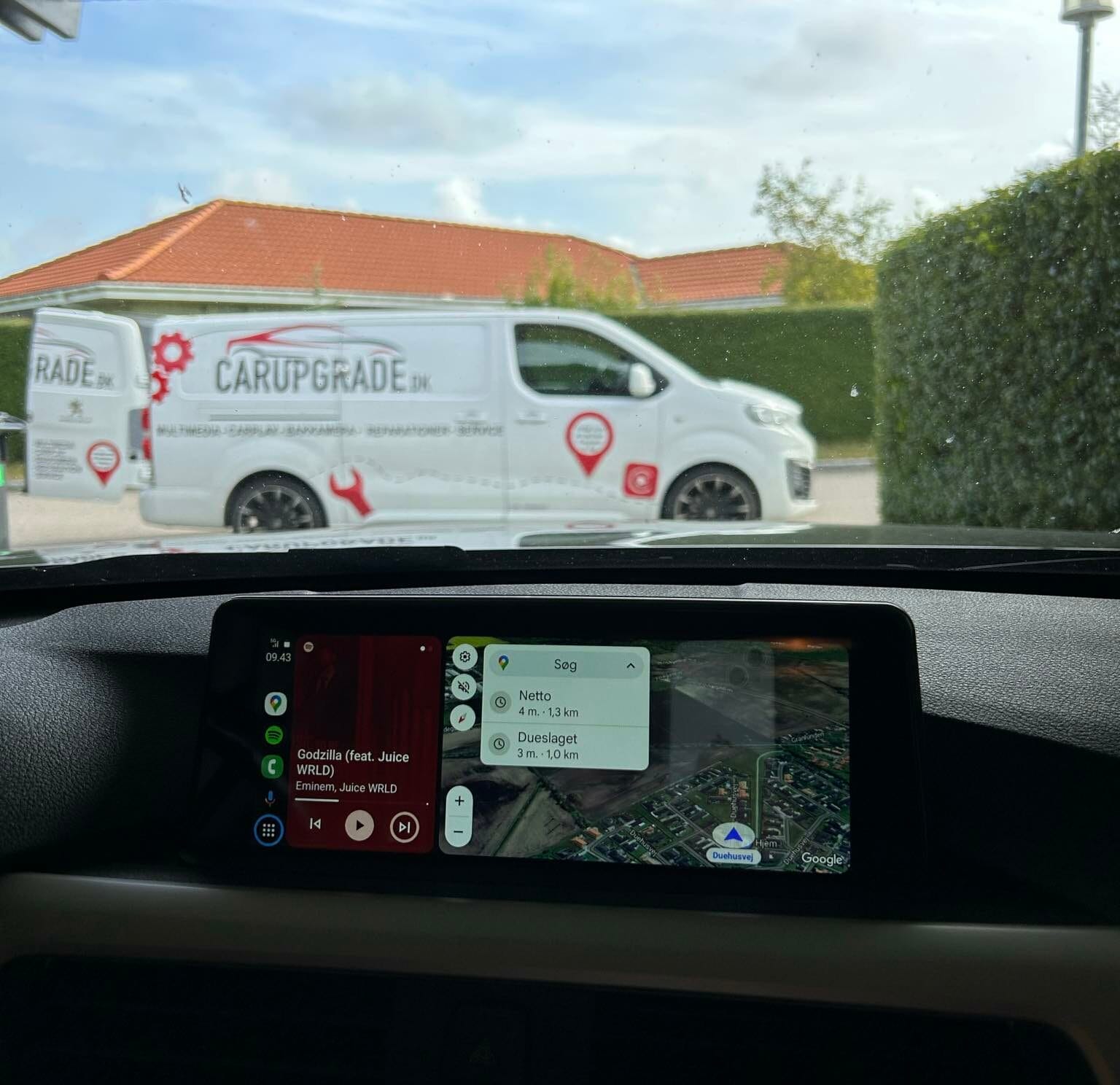 CarUpgrade servicevogn ude hos kunde